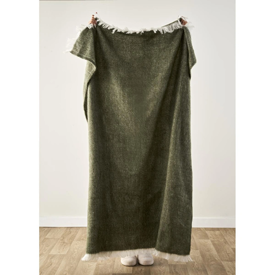Bella Maison Cozy Akrilik Tv Battaniyesi Yeşil (130x170 Cm) Yeşil