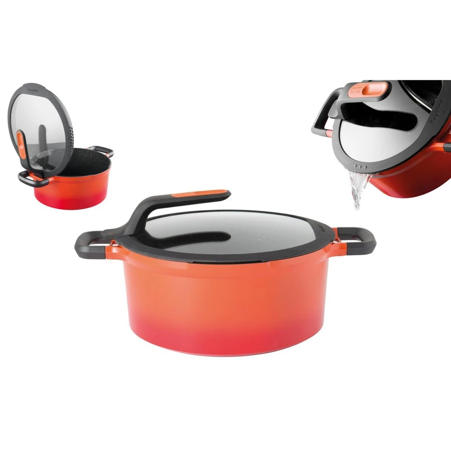Berghoff Gem Stay Cool Soft Orange Tencere 28 Cm