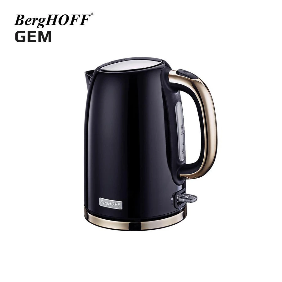 Berghoff Gem Titan 1.7 Litre Siyah Gold Su Isıtıcısı