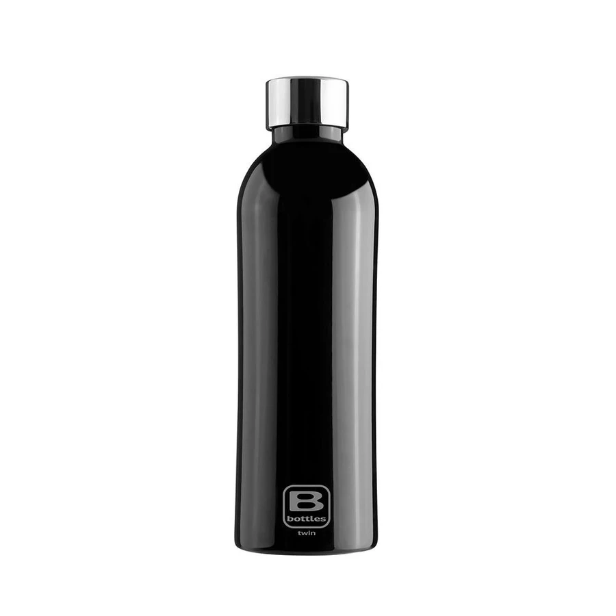 Bugatti Twin Pas Cel Termos 800ml Parlak Siyah