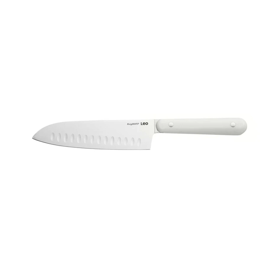 Berghoff Leo 18/10 Paslanmaz Çelik Beyaz Santoku Bıçağı 17,5 Cm