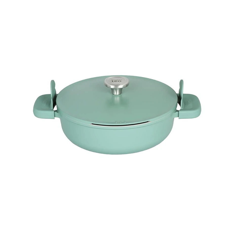 Berghoff Leo Phantom Forest Green Kapaklı Yapışmaz Sote Tavası 28 Cm