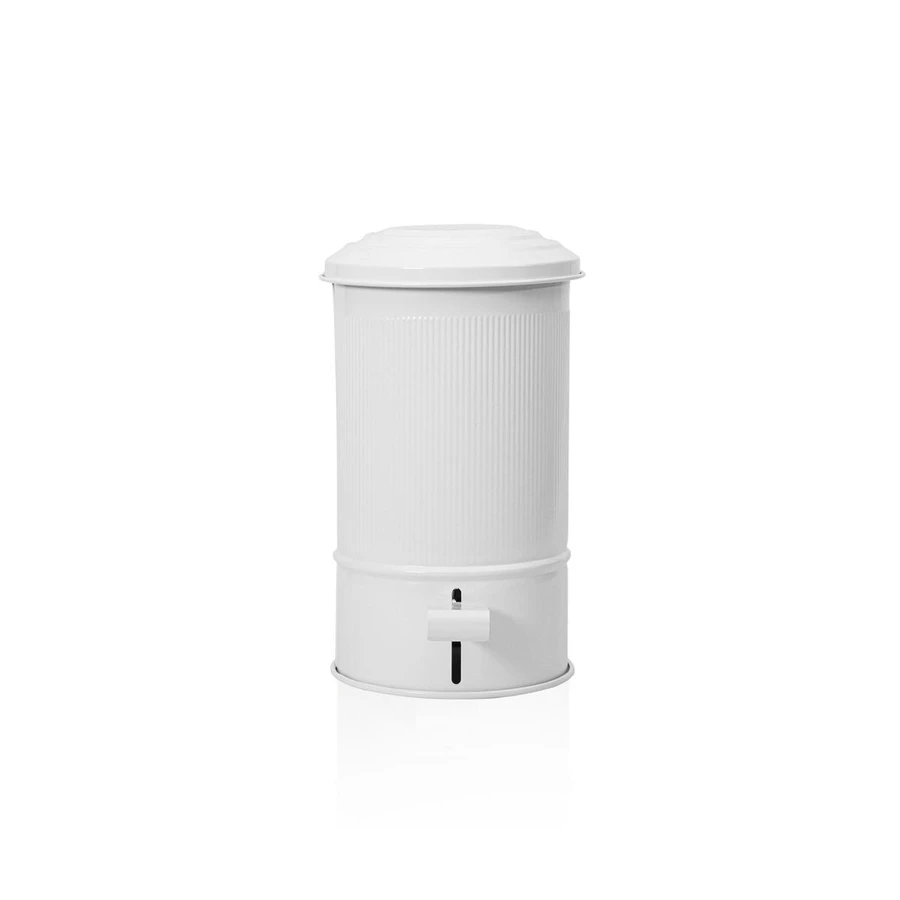 The Mia Stripe Mutfak Ve Banyo Çöp Kovası Beyaz 5 Lt