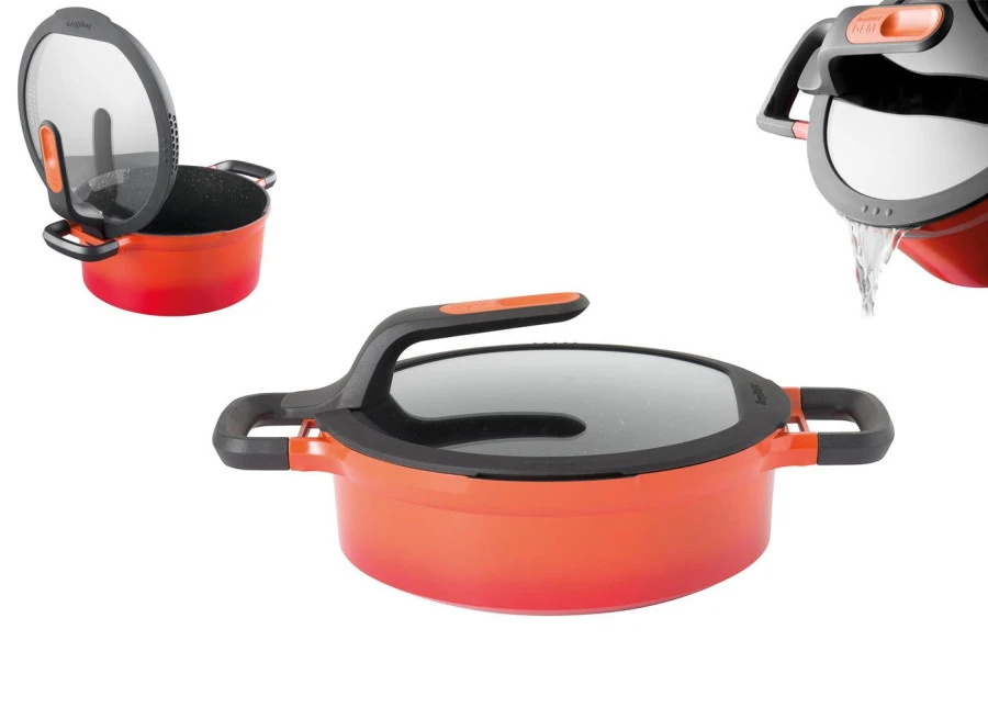 Berghoff Gem Stay Cool Soft Orange Pilav Tenceresi 24 Cm