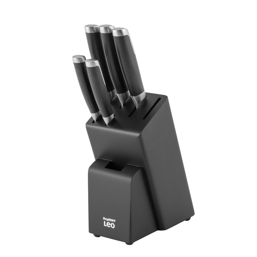 Berghoff Leo 18/10 Çelik Bıçak Bloğu 6 Parça Seti̇
