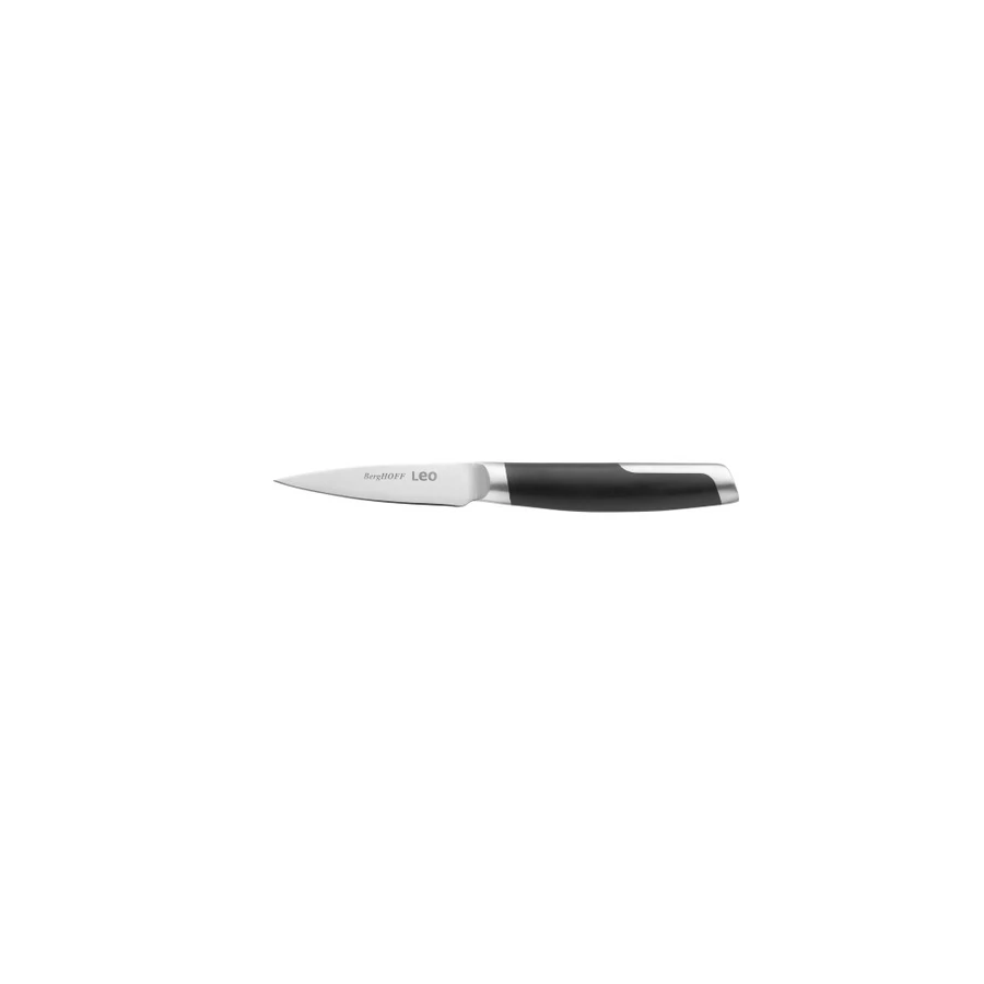 Berghoff Leo 18/10 9cm Glints Slate Çelik Soyma Bıçağı Siyah