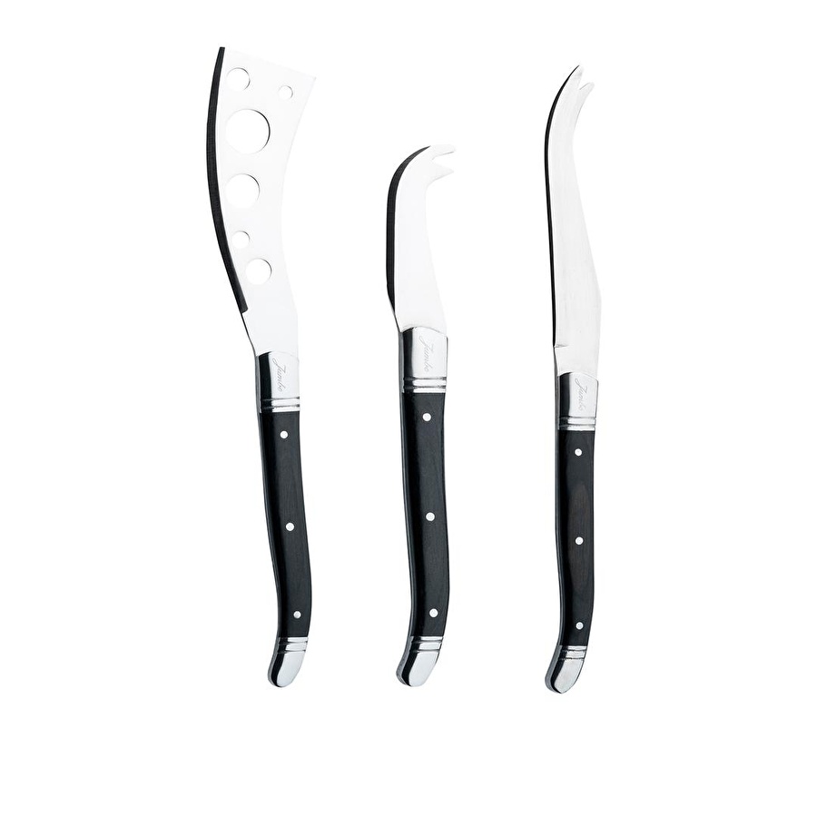 Jumbo Etna Peynir Bıçak Seti (Siyah)