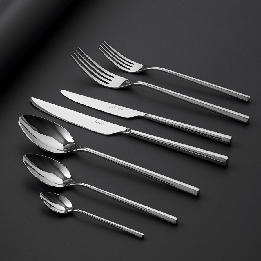 Jumbo 1001 84 Parça 12 Kişilik Çatal Kaşık Bıçak Takımı