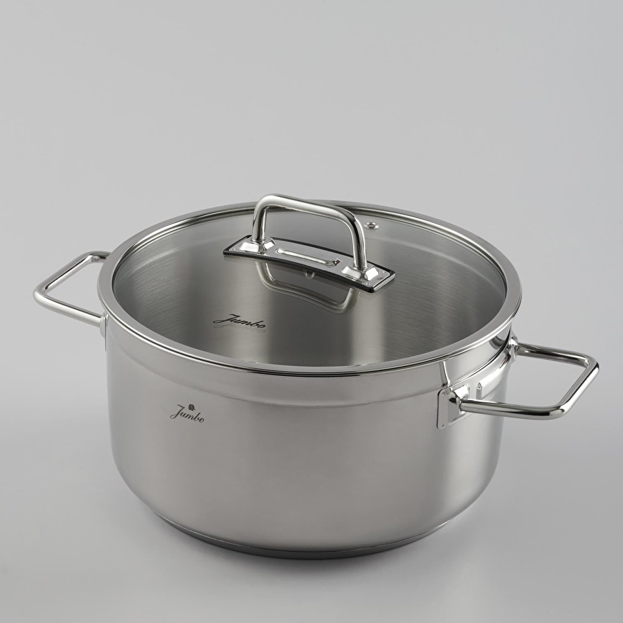 Jumbo Modena İndüksiyon Tabanlı Çelik Derin Tencere 20 cm