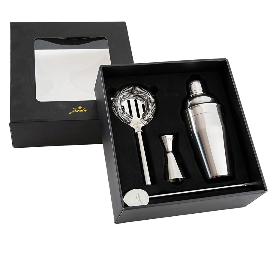 Jumbo Glory 4'lü Çelik Shaker Set