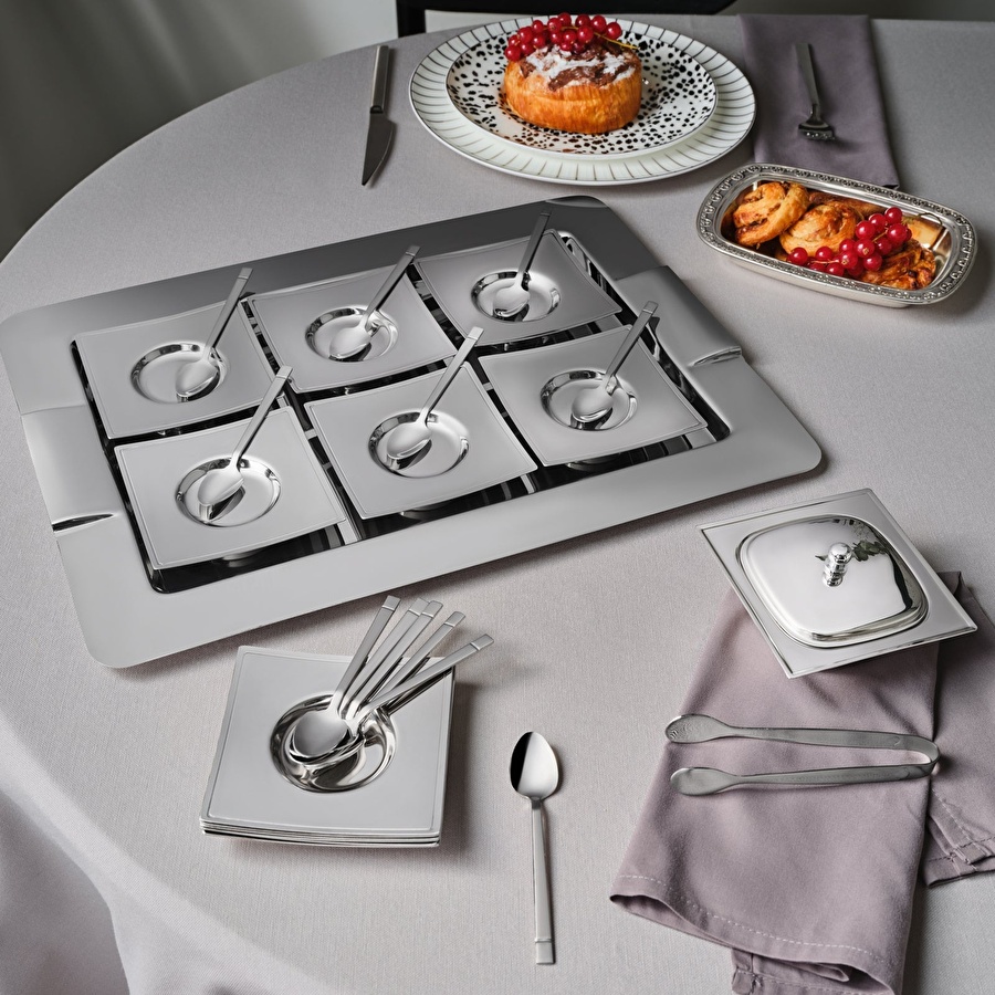 Jumbo Danica 28 Parça Krom Çay Seti