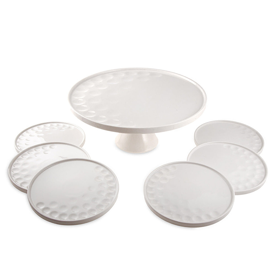 Jumbo Golf Line 6 Kişilik 7 Parça Pasta Takımı
