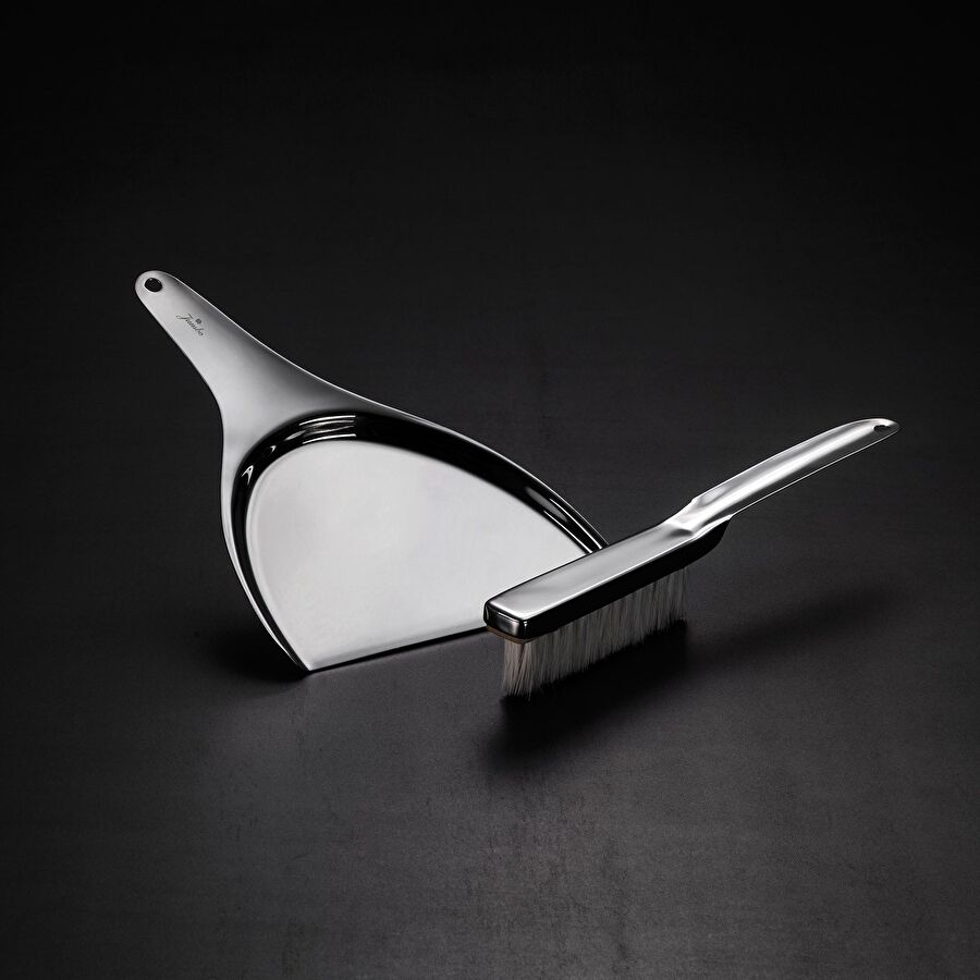 Jumbo Timeless Kuğu Fırçalı Maşa ve Kürek Seti