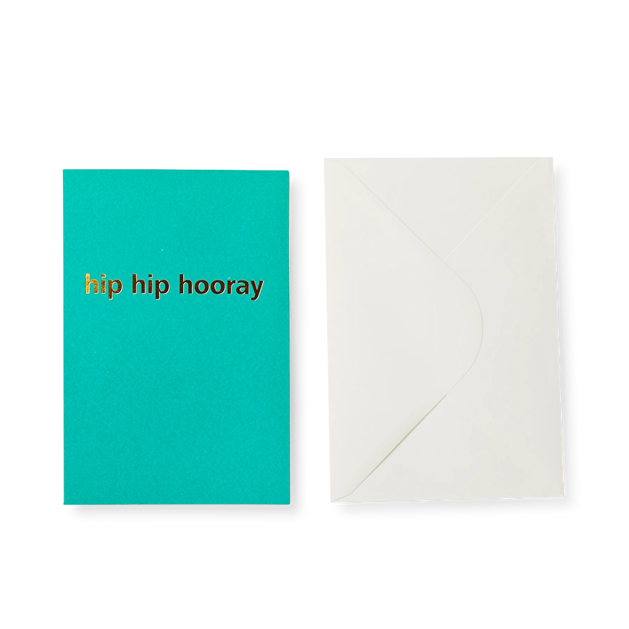 Flying Tiger Copenhagen Yeşil Hip Hip Hooray Kart