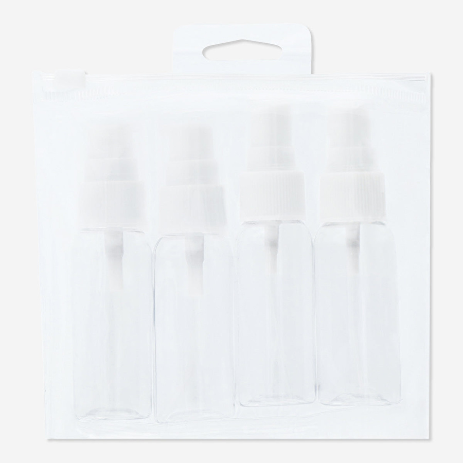 Flying Tiger Copenhagen Spreyli Beyaz Seyahat Şişesi Seti