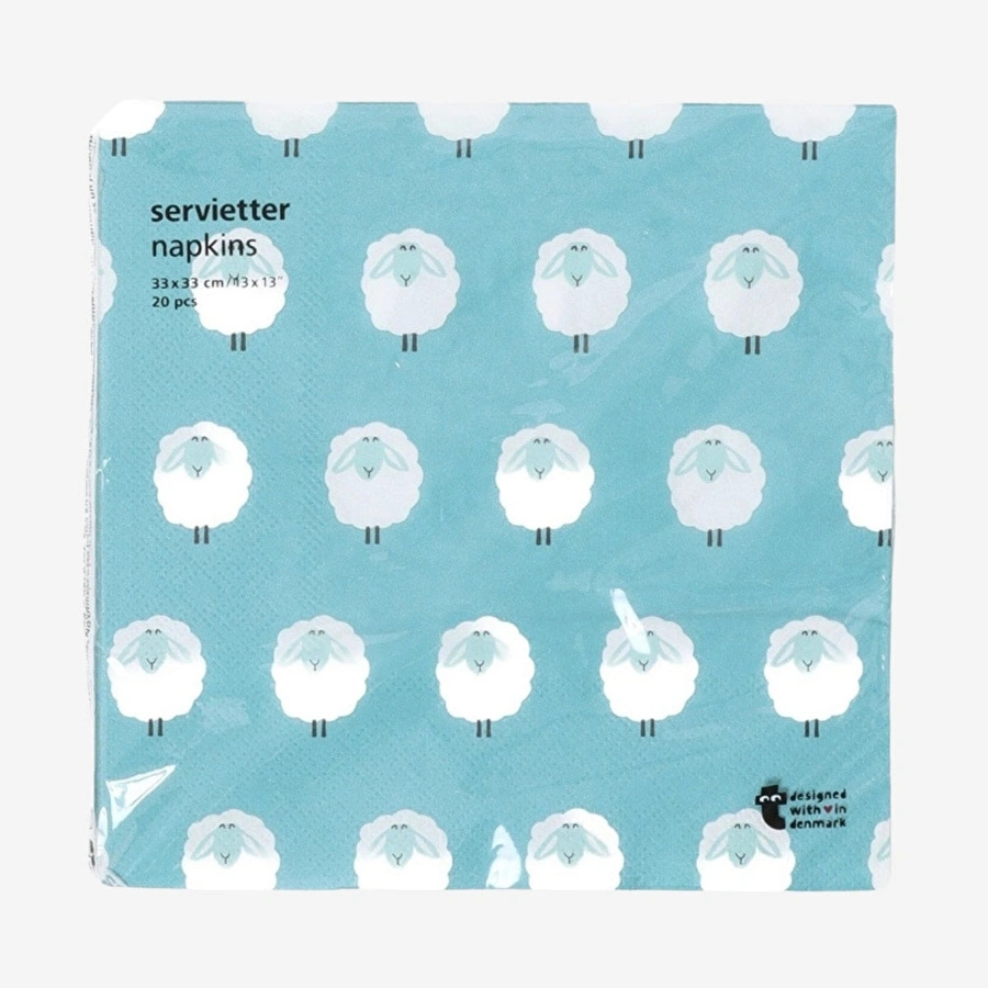 Flying Tiger Copenhagen 20'li Koyun Desenli Küçük Peçete Seti