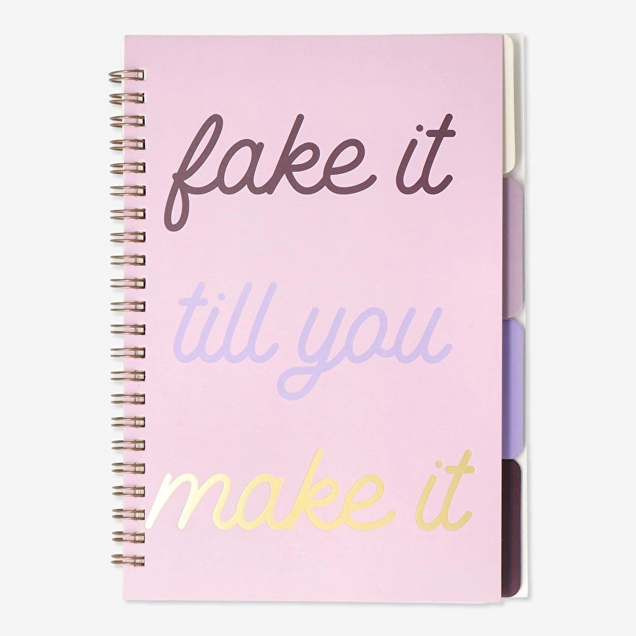 Flying Tiger Copenhagen Bölümlü 80 Yaprak Çizgili A5 Defter