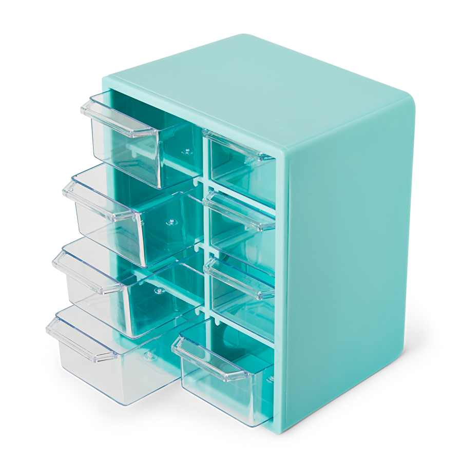 Flying Tiger Copenhagen Çekmeceli Depolama Kutusu Turkuaz