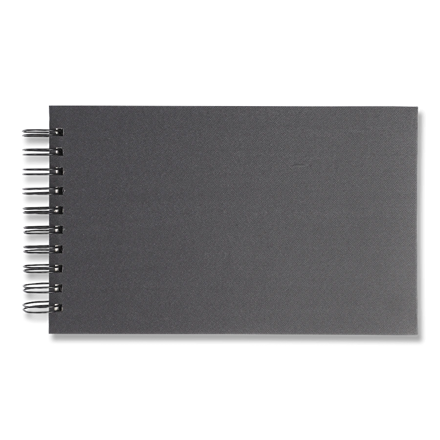 Flying Tiger Copenhagen Spiralli Siyah Eskiz Defteri 14,8 cm x 22 cm