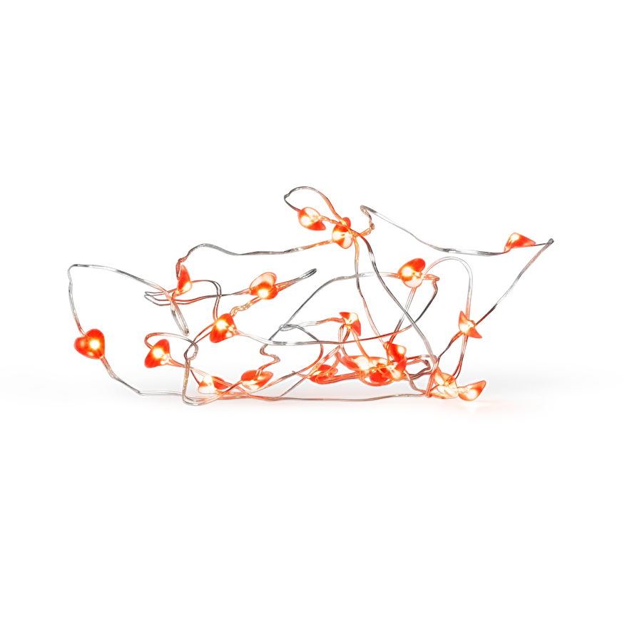 Flying Tiger Copenhagen 20 Kırmızı Kalpli Asma Işık