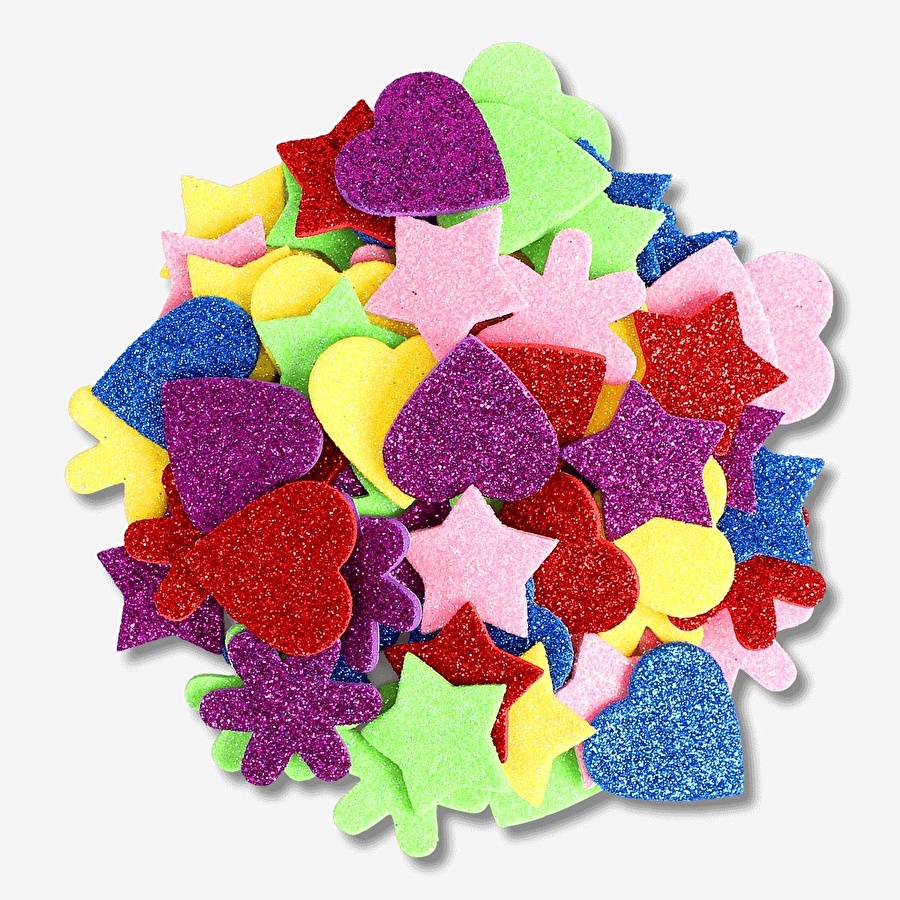 Flying Tiger Copenhagen Simli Sünger Sticker Seti