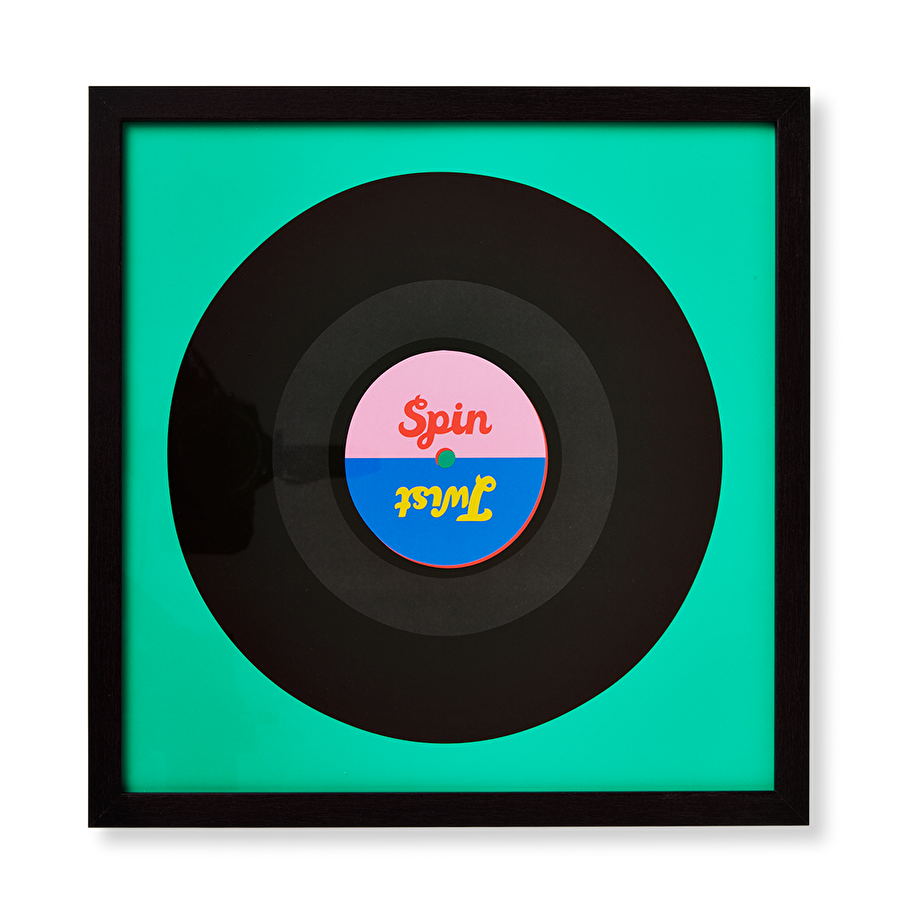 Flying Tiger Copenhagen Siyah Plak Kapağı Çerçevesi