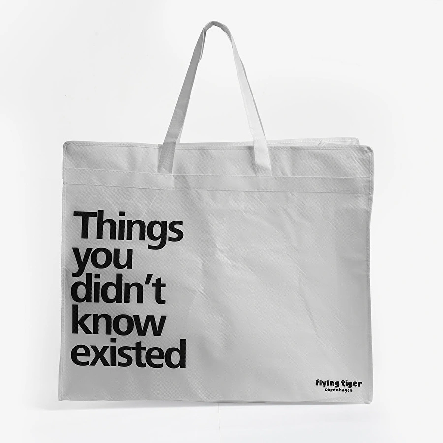 Flying Tiger Copenhagen Büyük Geri Dönüştürülmüş Polyester Çanta