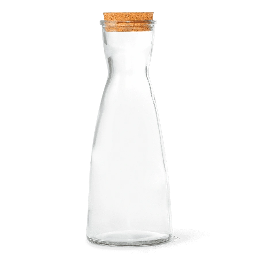 Flying Tiger Copenhagen Mantar Kapaklı Cam Karaf 680 ml