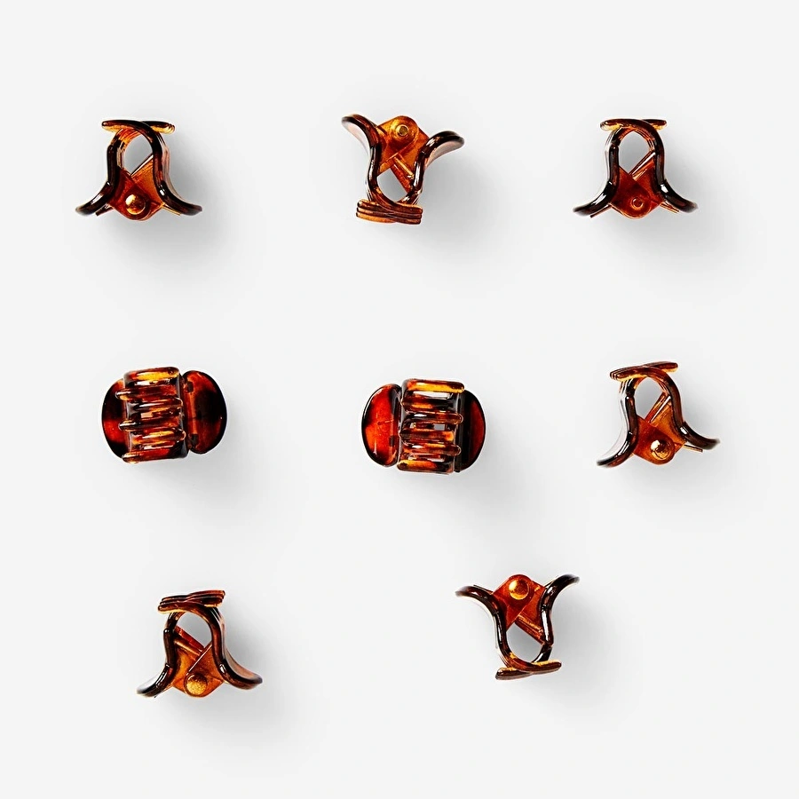 Flying Tiger Copenhagen 8'li Mini Kahverengi Mandal Toka Seti