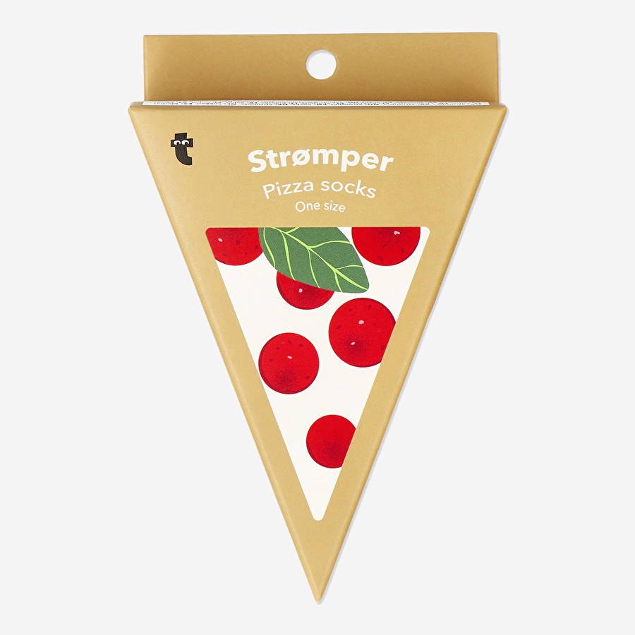 Flying Tiger Copenhagen Pizza Desenli Çorap