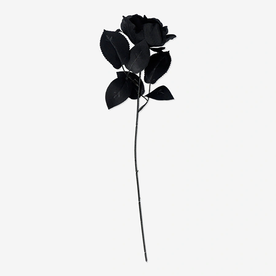 Flying Tiger Copenhagen Dekoratif Siyah Yapay Gül