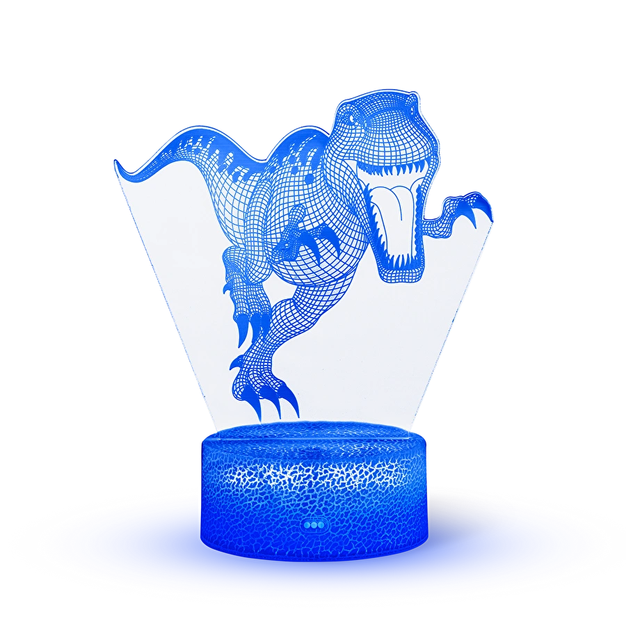 Flying Tiger Copenhagen 3D Dinozor Renk Değiştiren Lambası