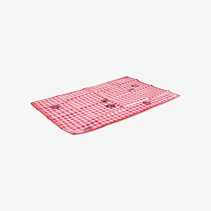 Flying Tiger Copenhagen Kareli Kırmızı Piknik Örtüsü 60 cm x 90 cm
