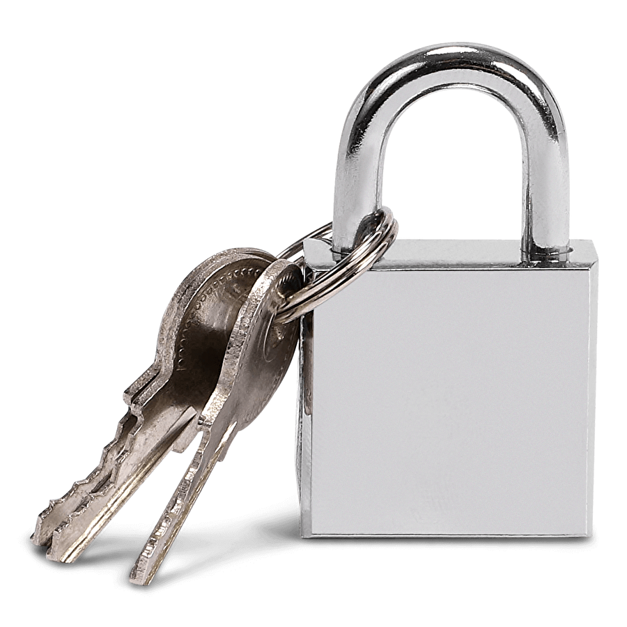 Flying Tiger Copenhagen Anahtarlı Asma Kilit 2,5 cm