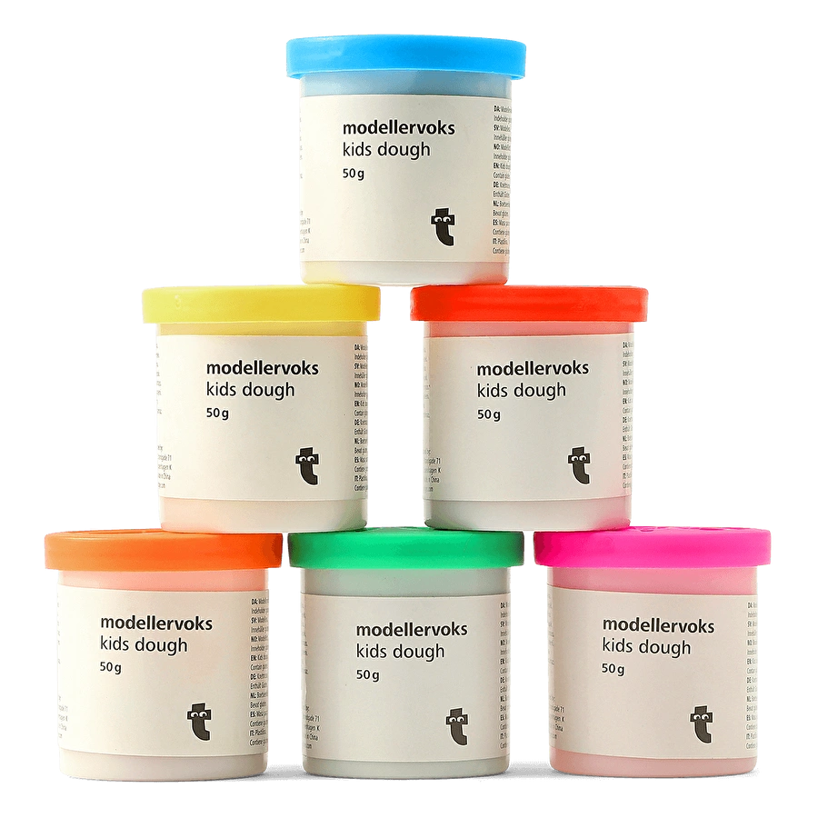 Flying Tiger Copenhagen 6'lı Oyun Hamuru Seti