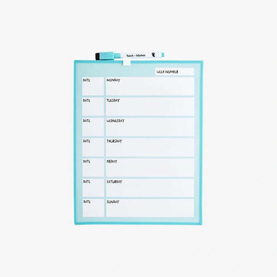 Flying Tiger Copenhagen Haftalık Planlayıcı Tahta Seti