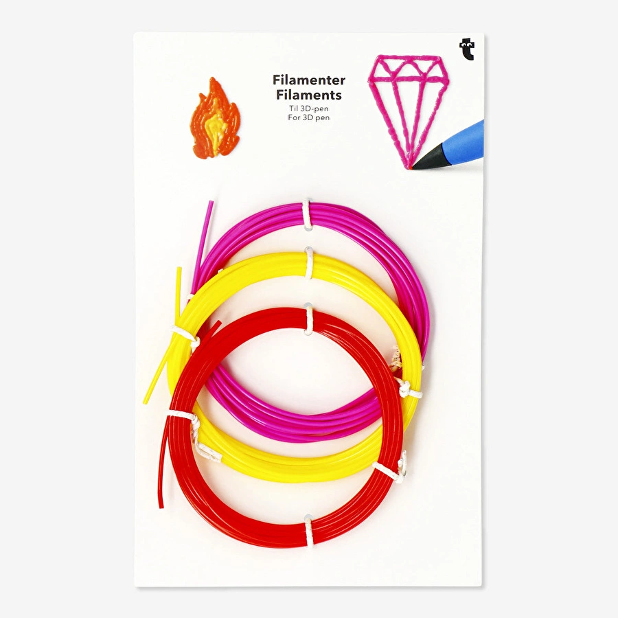 Flying Tiger Copenhagen 3 Renk 3D Kalem Filamenti 3 m