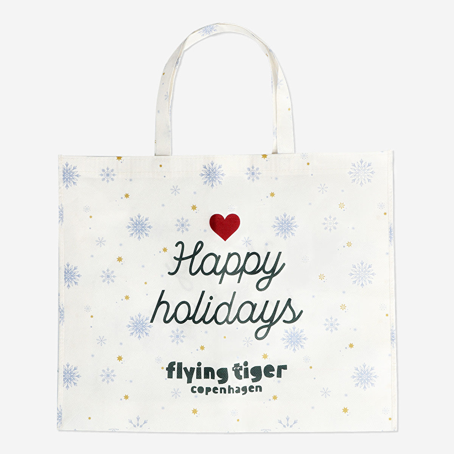 Flying Tiger Copenhagen Orta Boy Geri Dönüştürülmüş Polyester Yılbaşı Çantası