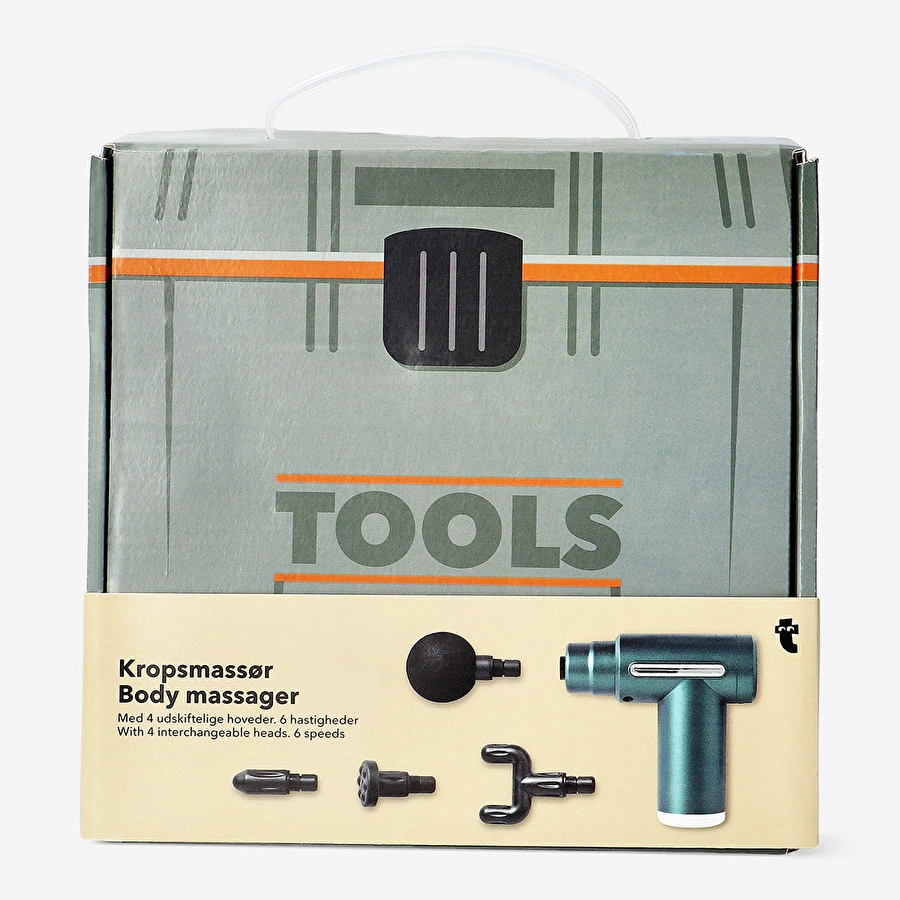 Flying Tiger Copenhagen Farklı Hızlarda 4'lü Vücut Masaj Alet Seti