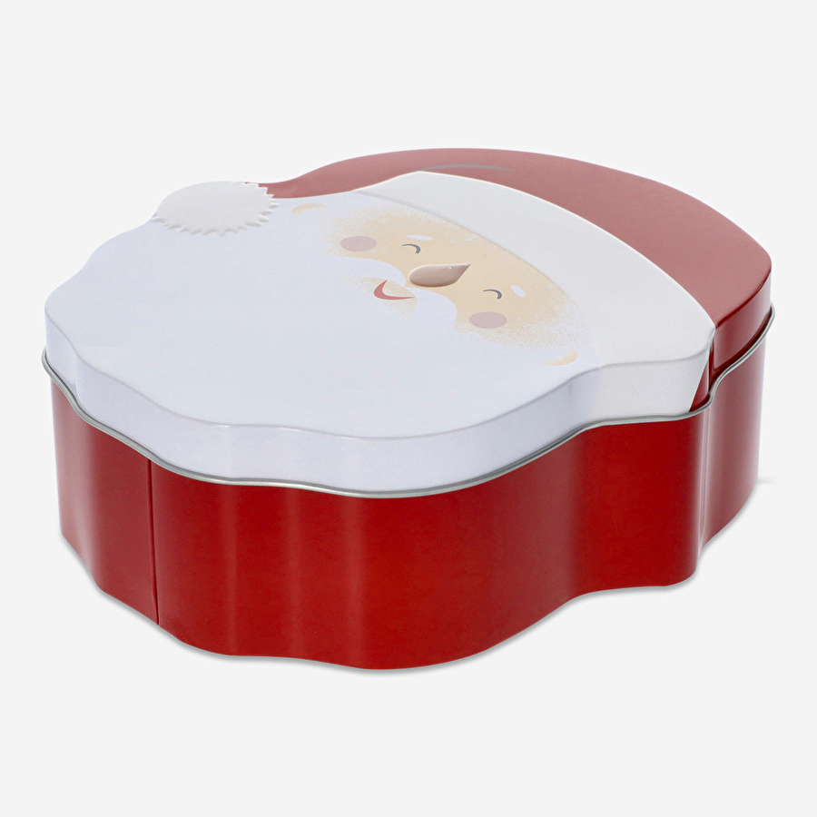 Flying Tiger Copenhagen Noel Baba Şekilli Metal Kurabiye Kutusu