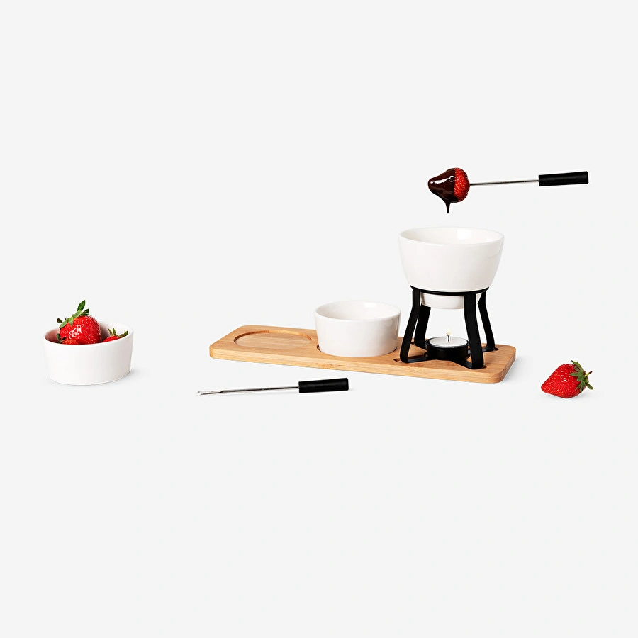 Flying Tiger Copenhagen 2 Çatal ve 2 Kaseli Fondü Seti