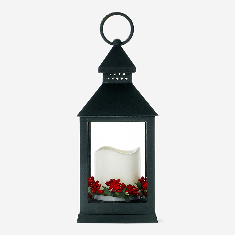 Flying Tiger Copenhagen Led Işıklı ve Çiçekli Fener