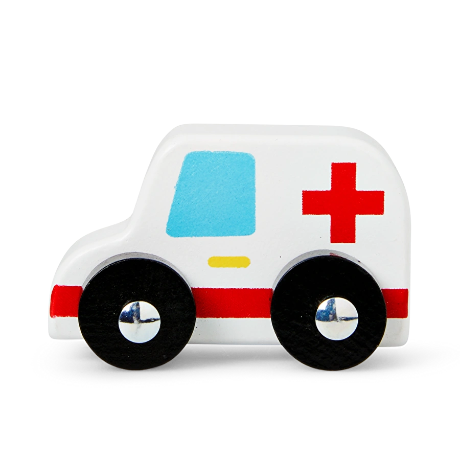 Flying Tiger Copenhagen Ahşap Oyuncak Ambulans