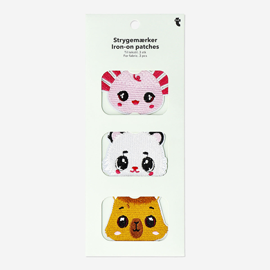 Flying Tiger Copenhagen 4'lü Ütüyle Yapıştırılan Yama Seti