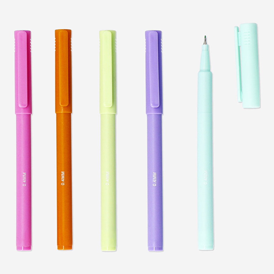 Flying Tiger Copenhagen 0,4 mm Uçlu 5'li Çizim Kalemi Seti