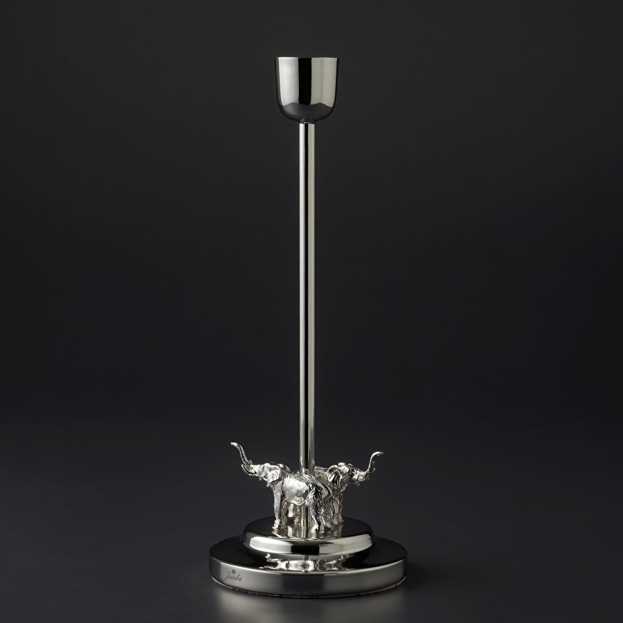 Jumbo Ganesha Gümüş Şamdan