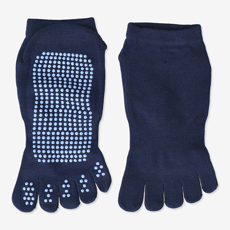 Flying Tiger Copenhagen Kaymaz Tabanlı Lacivert Yoga Çorabı M/L