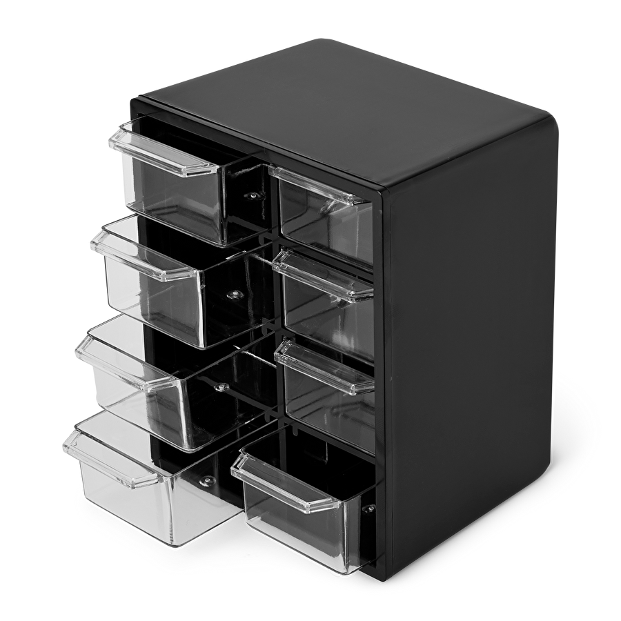 Flying Tiger Copenhagen Çekmeceli Depolama Kutusu Siyah