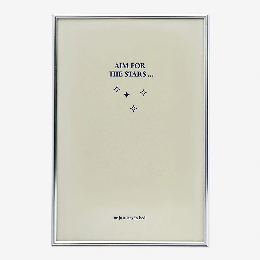 Flying Tiger Copenhagen Gümüş Fotoğraf Çerçevesi 20 cm x 30 cm