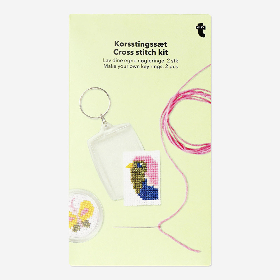 Flying Tiger Copenhagen Kendin Yap Kanaviçe Anahtarlık Seti